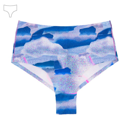 Paloma Pink Neon Snow Majtki Brazyliany Maxi - Image 3